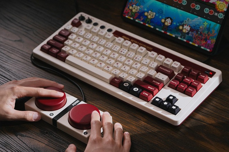 The 8BitDo Retro Mechanical Keyboard.