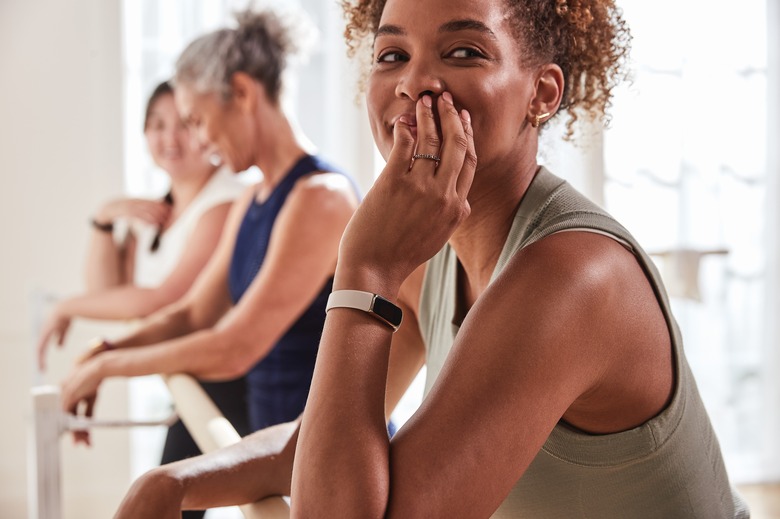 Lifestyle photo of Fitbit Luxe.