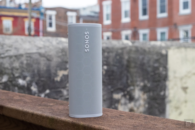 Review photo of the original Sonos Roam