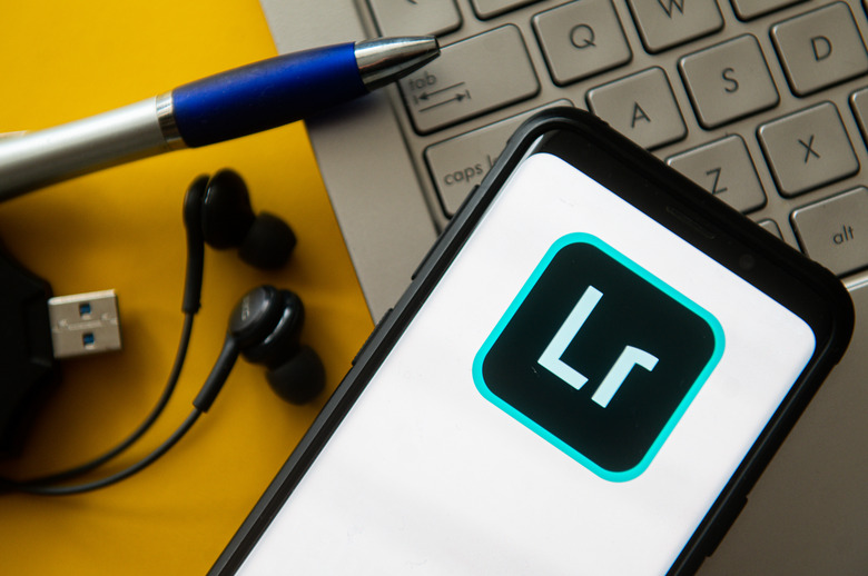 POLAND - 2020/10/20: In this photo illustration a Adobe Lightroom logo seen displayed on a smartphone. (Photo Illustration by Mateusz Slodkowski/SOPA Images/LightRocket via Getty Images)