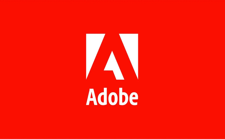 Adobe logo.