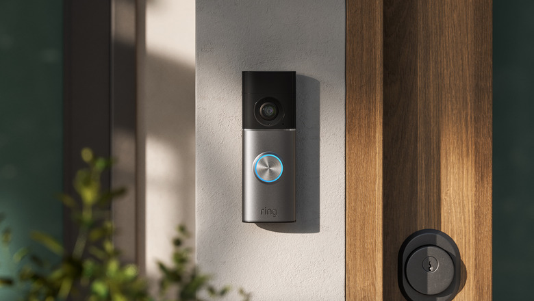 A video doorbell looking creepy.
