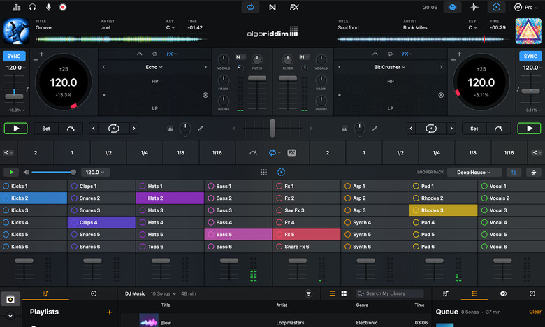 Algoriddim's updated djay Pro AI for Mac, leveraging the M1 chip.