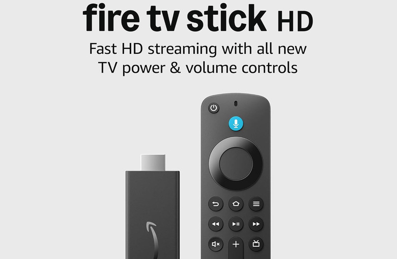 A TV streaming device and a remote.