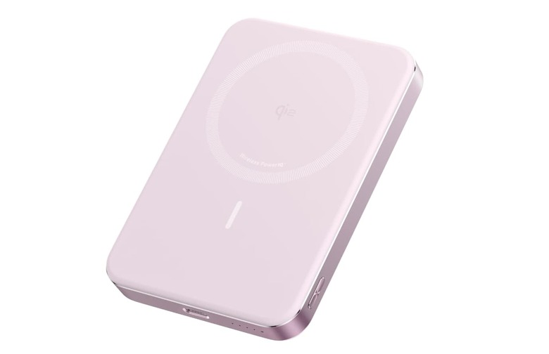 Anker MagGo Power Bank in pink