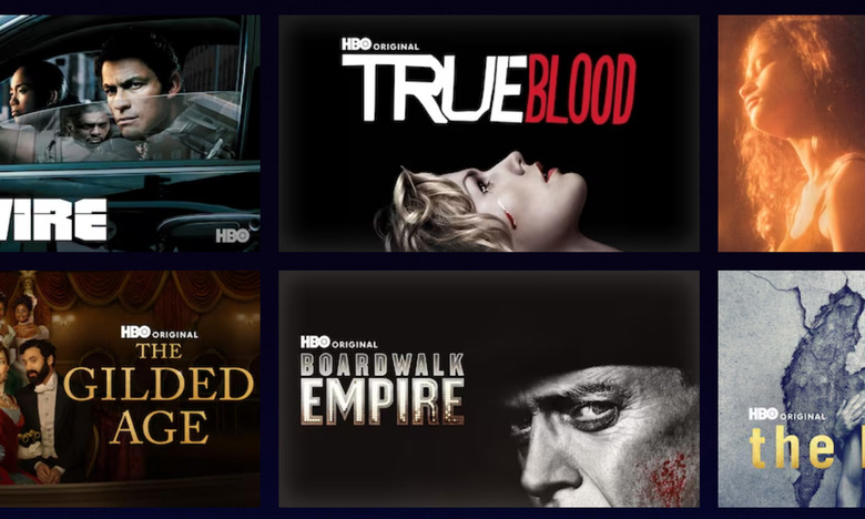 A selection of shows from the Max streaming service. 