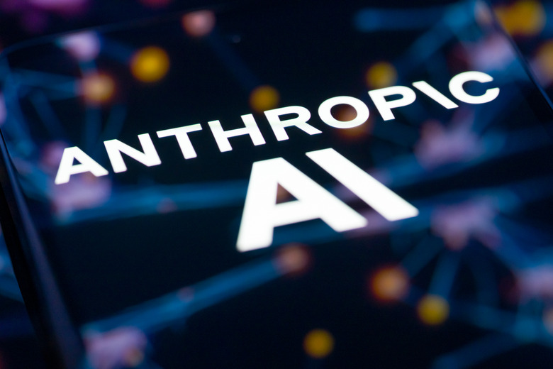 The Anthropic AI logo is displayed on a mobile phone screen in this photo illustration in Brussels, Belgium, on February 24, 2026. (Photo by Jonathan Raa/NurPhoto via Getty Images)
