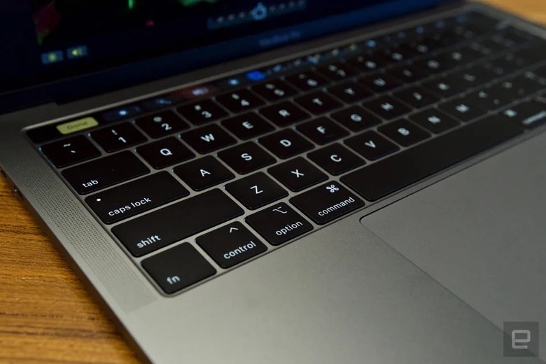 A MacBook with the butterfly keyboard