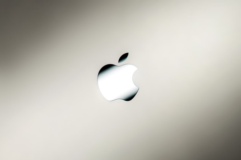 An Apple logo.