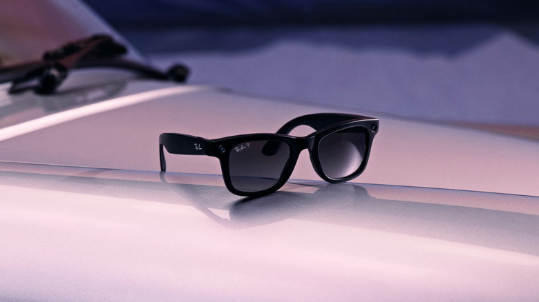 A pair of Gen 2 Ray-Ban Meta AI glasses.