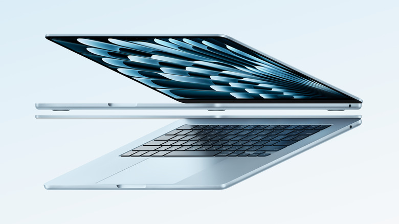 Promo image for the M4 MacBook Air from Apple