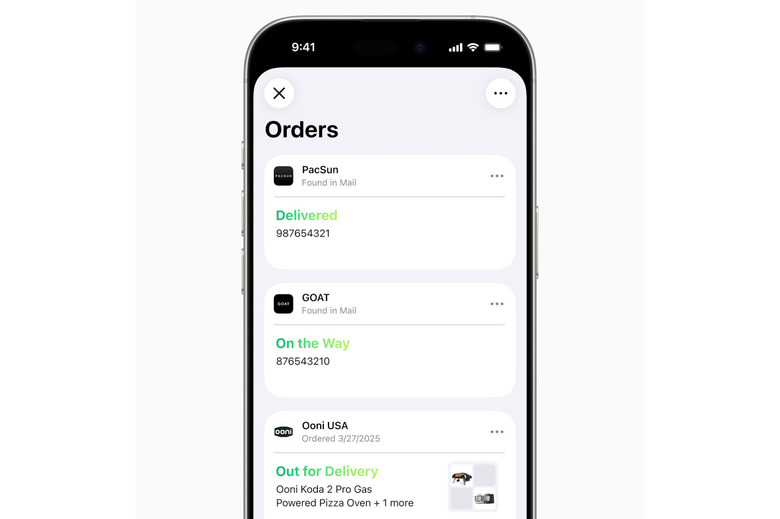 A screenshot of Apple Wallet.