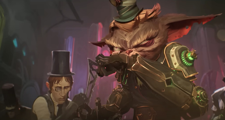 A still from the second season of Arcane.