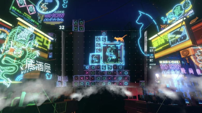 Screenshot from Lumines Arise