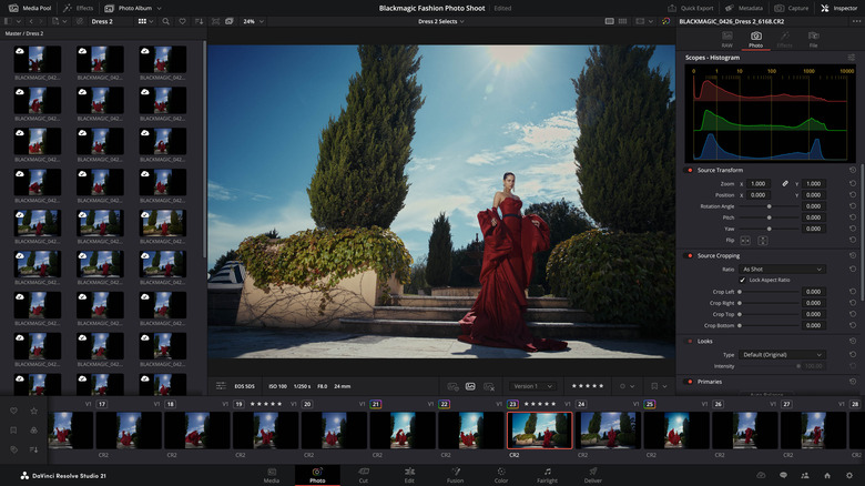 Blackmagic's DaVinci Resolve takes on Adobe with new photo editing features