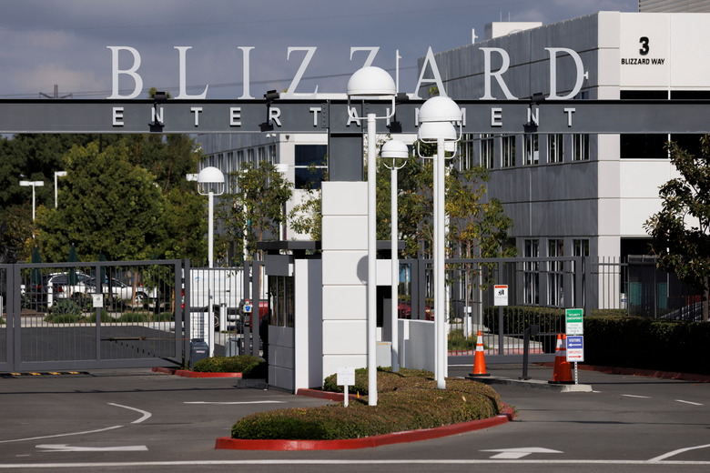 A view shows Blizzard Entertainment's campus, after Microsoft Corp announced the purchase of Activision Blizzard for $68.7 billion in the biggest gaming industry deal in history, in Irvine, California, U.S., January 18, 2022.   REUTERS/Mike Blake