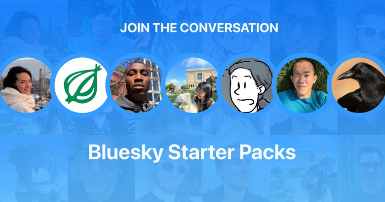 Bluesky starter packs.