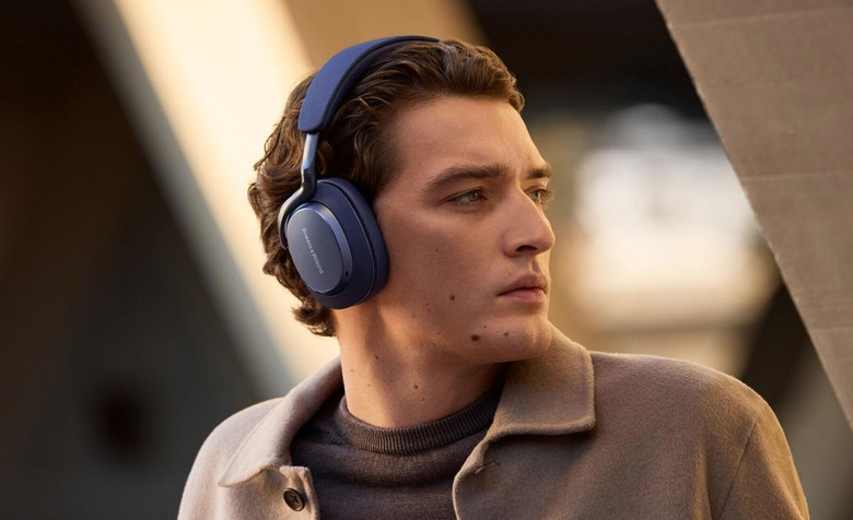 Some headphones on a dude.