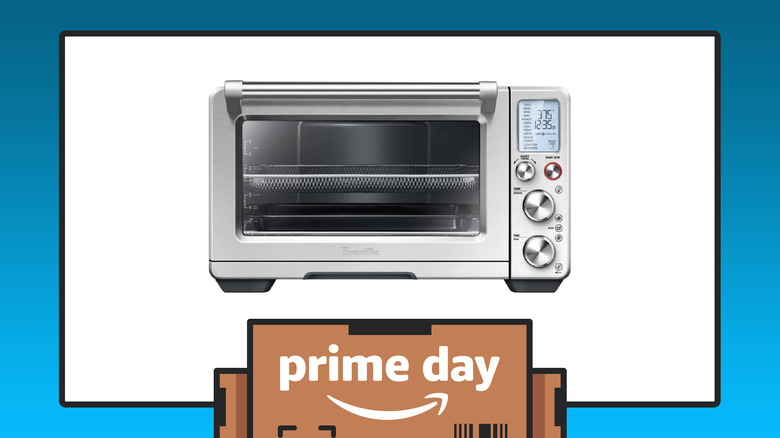 Product marketing image of the Breville Smart Oven Air Fryer Pro, framed in a Prime Day border.