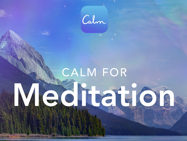 The Calm logo and the words 