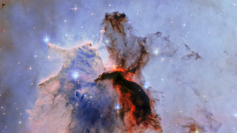 A portion of the Eagle Nebula.