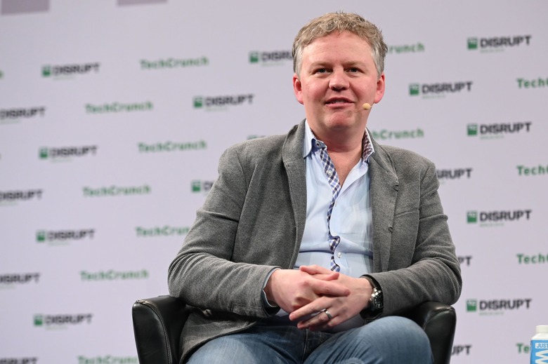 BERLIN, GERMANY - DECEMBER 12: Co-founder and CEO of Cloudflare Matthew Prince speaks on stage at TechCrunch Disrupt Berlin 2019 at Arena Berlin on December 12, 2019 in Berlin, Germany. (Photo by Noam Galai/Getty Images for TechCrunch)
