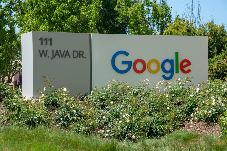 A Google sign.