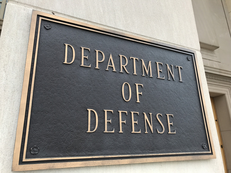 River entrance of the US Department of Defense.