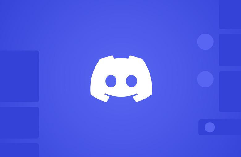 The Discord logo on a blue background