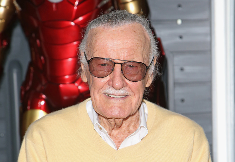 LAS VEGAS, NV - NOVEMBER 18:  Comic book icon Stan Lee arrives at Marvel Avengers S.T.A.T.I.O.N. at the Treasure Island Hotel & Casino on November 18, 2016 in Las Vegas, Nevada.  (Photo by Gabe Ginsberg/Getty Images)