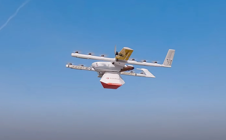 A Drone filled with Wendy's food.