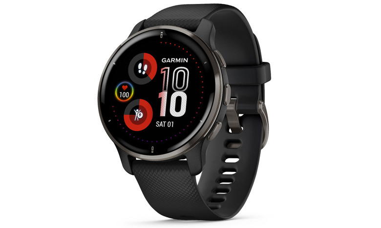 Product image of a Garmin Venu 2 on a white background.