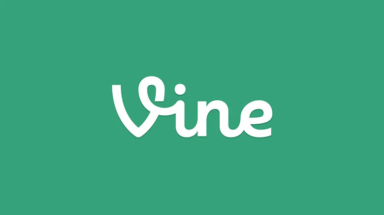A Vine logo.