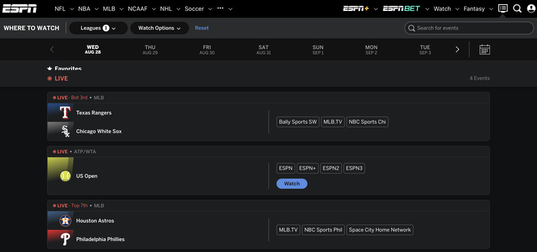 ESPN Where to Watch