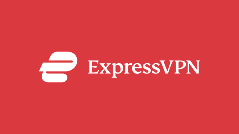 ExpressVPN logo (red lettering, white background)