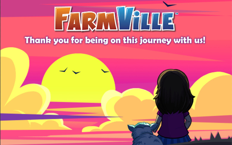 FarmVille shutting down December 31st.