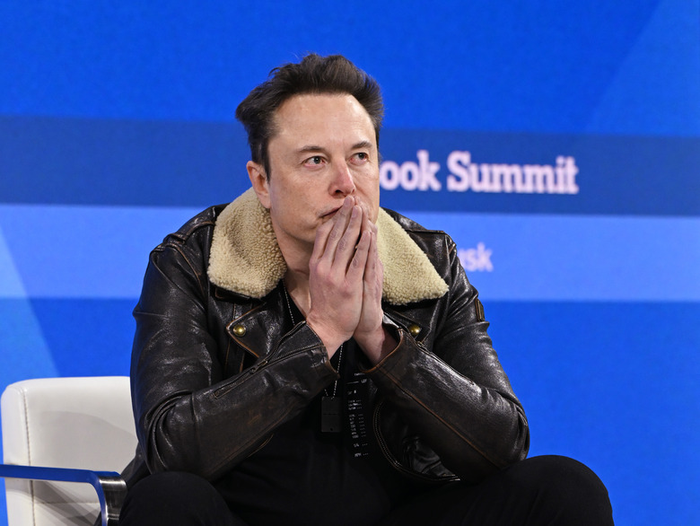 NEW YORK, NEW YORK - NOVEMBER 29: Elon Musk speaks onstage during The New York Times Dealbook Summit 2023 at Jazz at Lincoln Center on November 29, 2023 in New York City. (Photo by Slaven Vlasic/Getty Images for The New York Times)