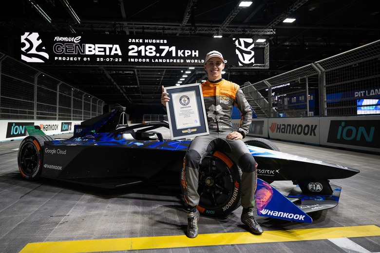 GENBETA x Formula E World Indoor Land Speed Record Attempt