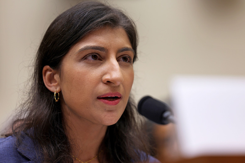 Federal Trade Commission (FTC) Chair Lina Khan testifies before a House Judiciary Committee hearing on 