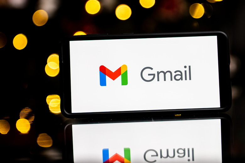 POLAND - 2023/01/06: In this photo illustration a Google Gmail logo seen displayed on a smartphone. (Photo Illustration by Mateusz Slodkowski/SOPA Images/LightRocket via Getty Images)