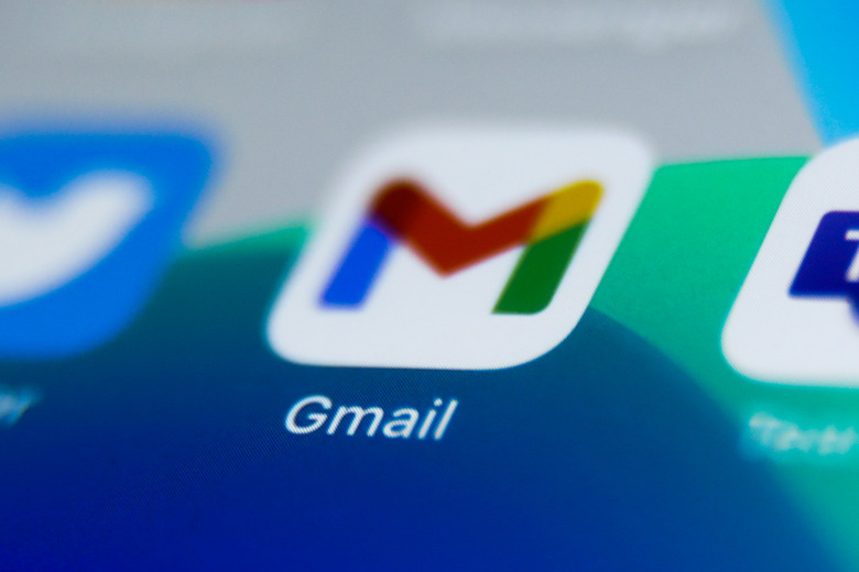 Gmail icon is seen displayed on a phone screen in this illustration photo taken in Poland on December 1, 2020. (Photo by Jakub Porzycki/NurPhoto via Getty Images)