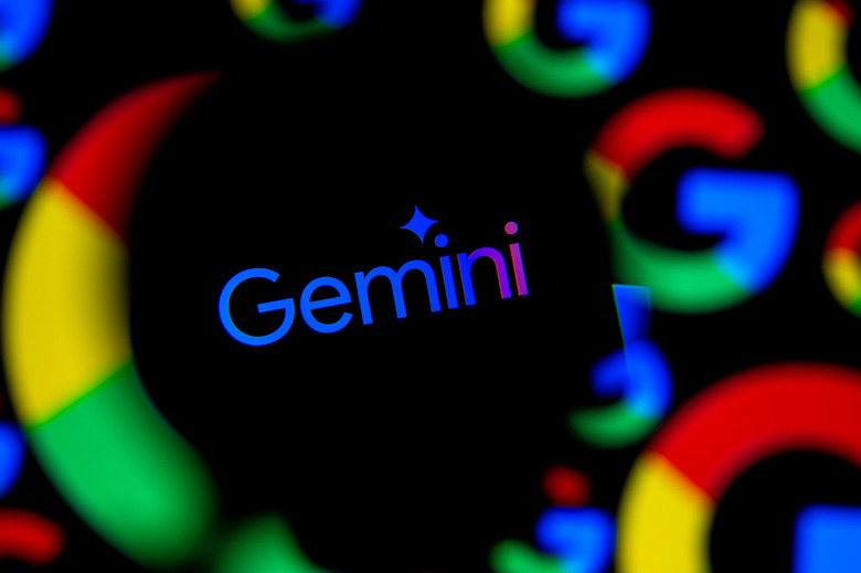 ANKARA, TURKIYE - JULY 2: In this photo illustration logo of 'Gemini' is seen on a mobile screen in front of 'Google' logo on a computer screen showing 'Gemini' logo in Ankara, Turkiye on July 2, 2025. (Photo by Didem Mente/Anadolu via Getty Images)