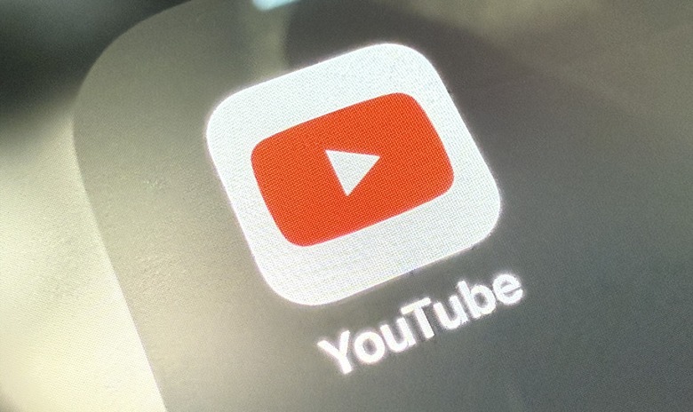 YouTube mobile app on a smartphone screen