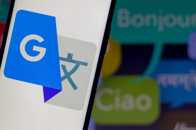 BRAZIL - 2021/10/31: In this photo illustration the Google Translate logo seen displayed on a smartphone. (Photo Illustration by Rafael Henrique/SOPA Images/LightRocket via Getty Images)