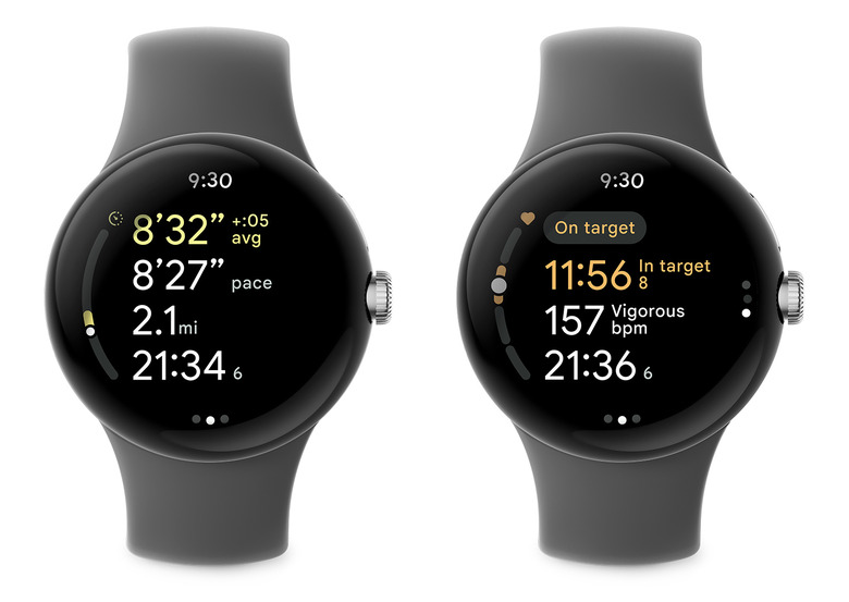 Two smartwatches against a white background.