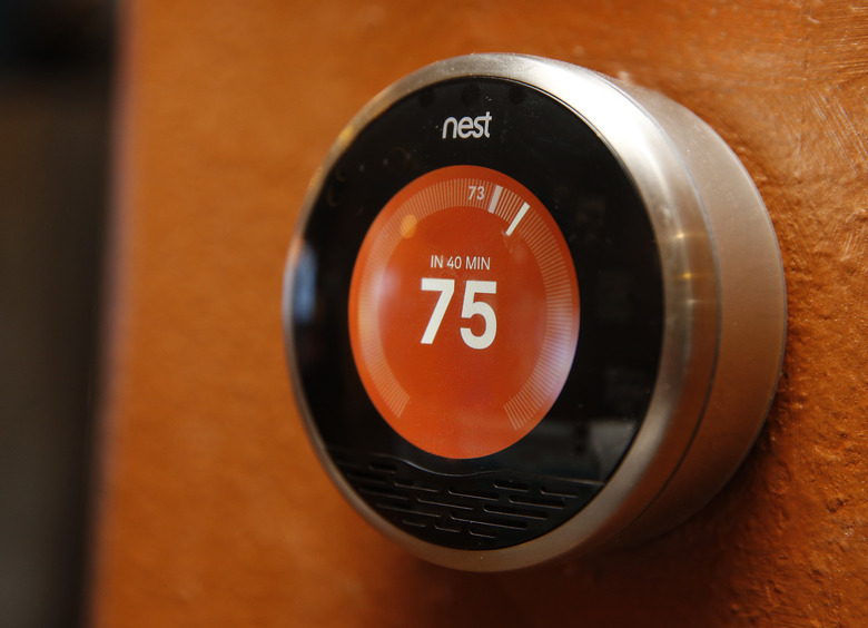 A Nest thermostat is installed in a home in Provo, Utah, January 15, 2014. Google Inc took its biggest step to go deeper into consumers' homes, announcing a $3.2 billion deal January 13, 2014 to buy smart thermostat and smoke alarm-maker Nest Labs Inc, scooping up a promising line of products and a prized design team led by the 