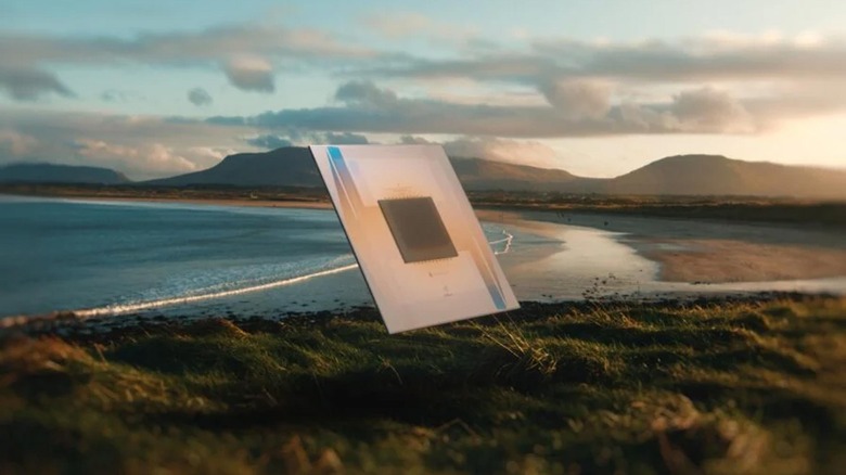 An illustration of Google's Willow chip. 