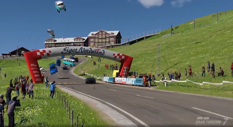 Gran Tourismo 7's soft suspension physics are launching cars into orbit