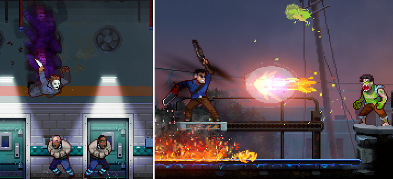 RetroRealms is bringing Halloween and Ash vs. Evil Dead into the 16-bit age of video games. 