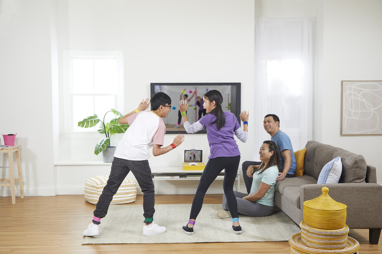 Hasbro's new augmented reality Twister game.